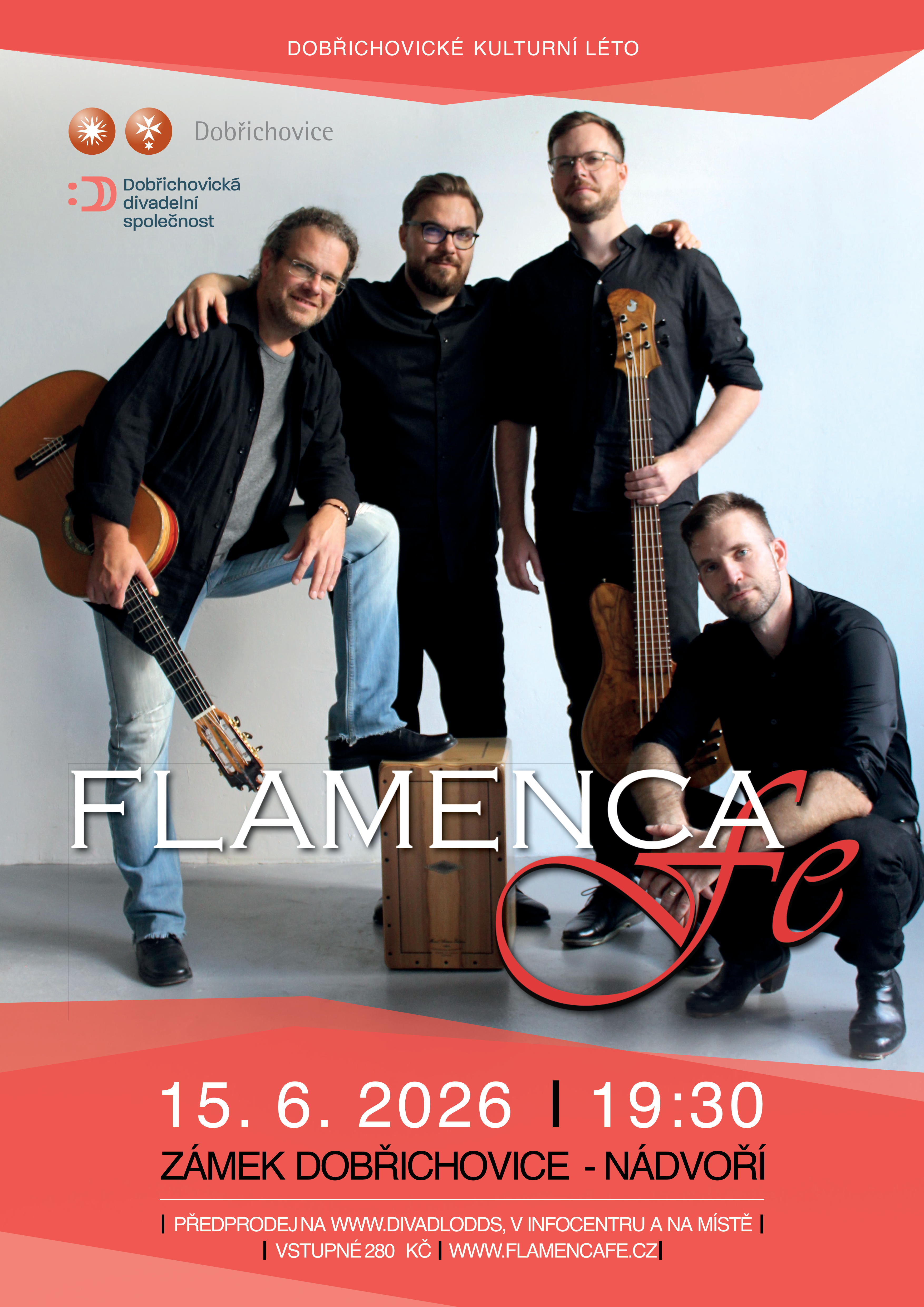 Koncert FlamencaFe – Zámek Dobřichovice, 15. 6. 2026
